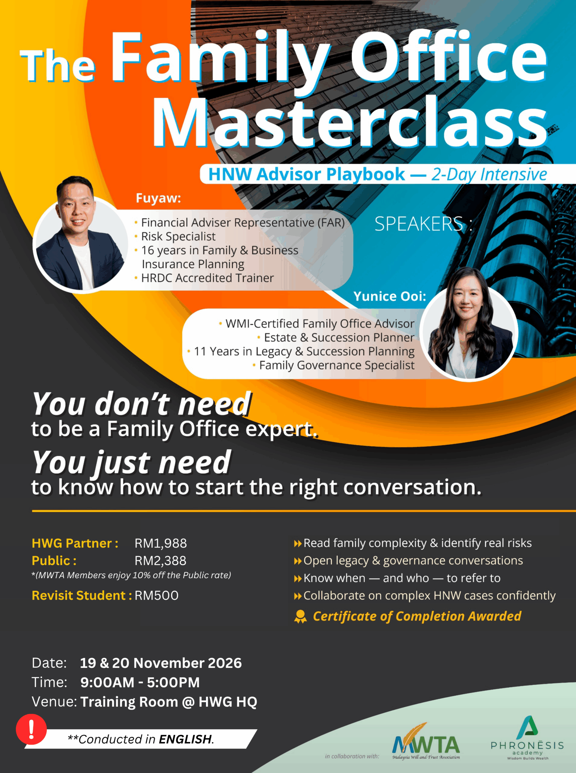 The Family Office Masterclass